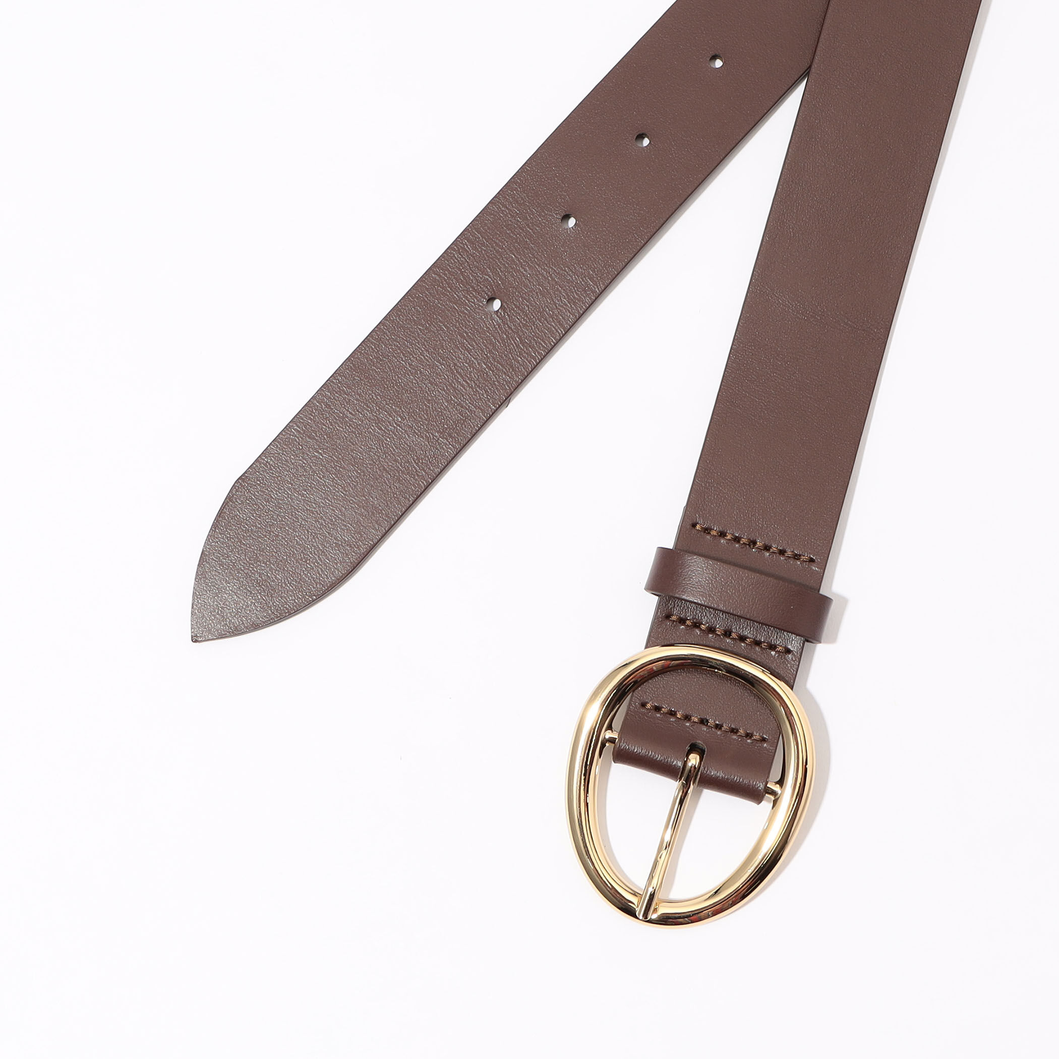 LEFIJE ROUND BUCKLE レザーベルト｜トゥモローランド 公式通販
