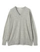 プレーンウール Vネックプルオーバー