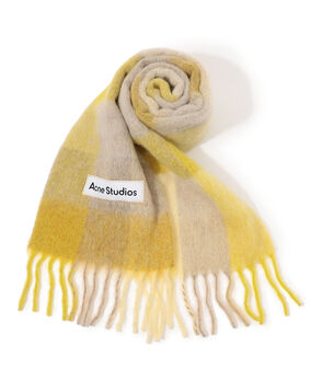 Acne Studios モヘヤチェックスカーフ
