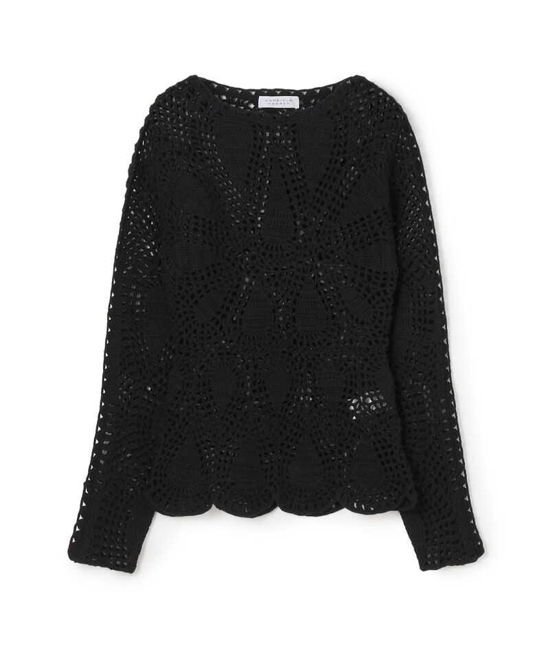 GABRIELA HEARST CAPPS TOP クロシェニットトップ