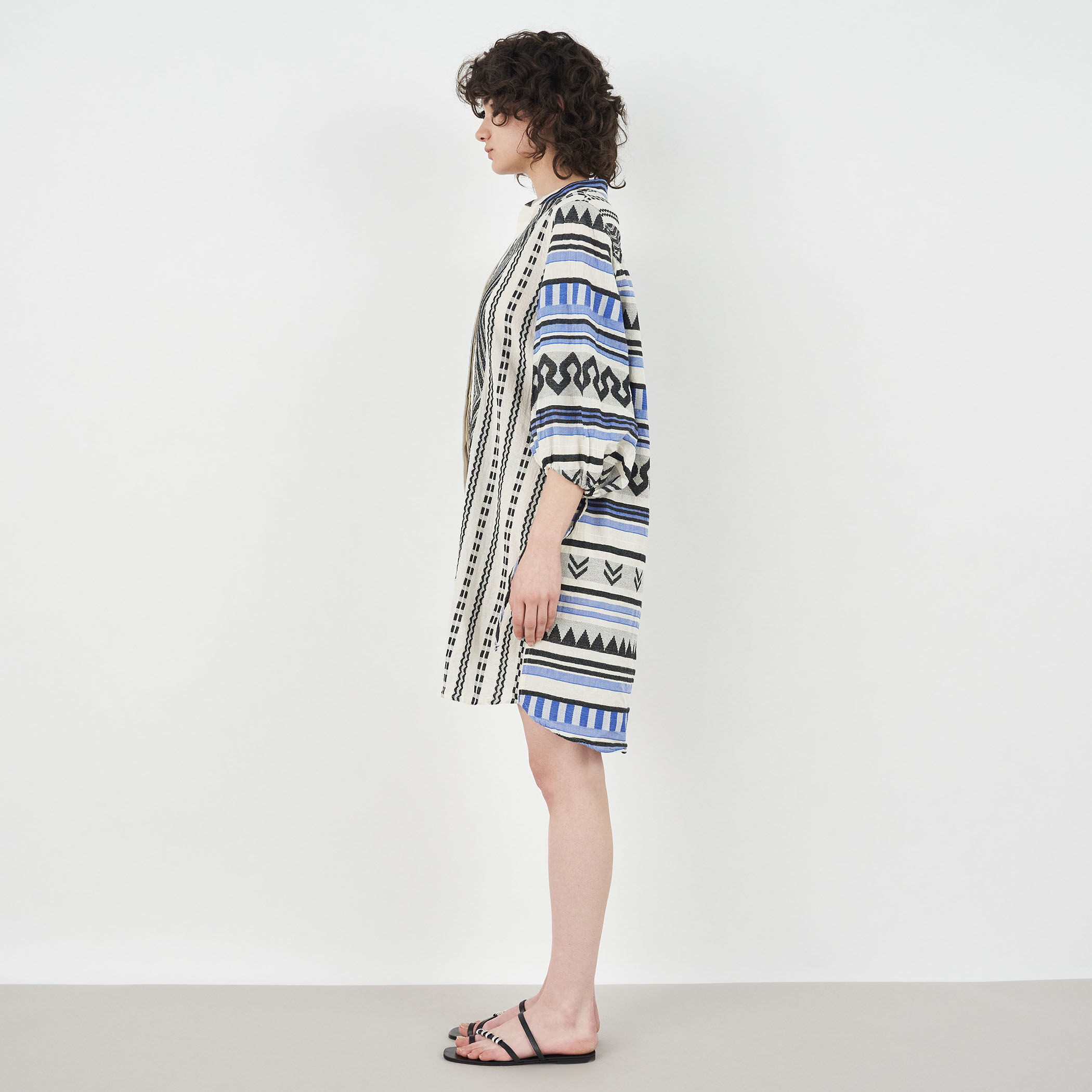 Devotion TWINS】ジャガードチュニックドレスワンピース Devotion TWINS】ジャガードチュニックドレスワンピース