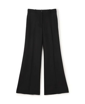 ナチュラルストレッチウール セミフレアパンツ