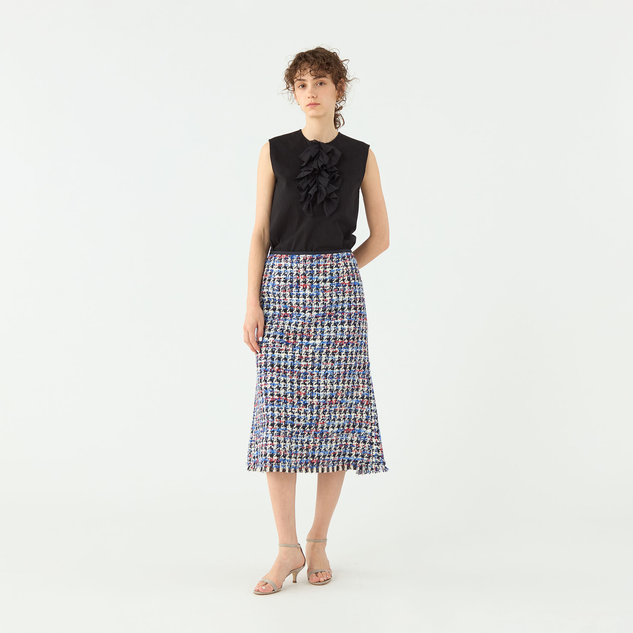 トリコロールシェパード マーメイドスカート｜トゥモローランド 公式通販