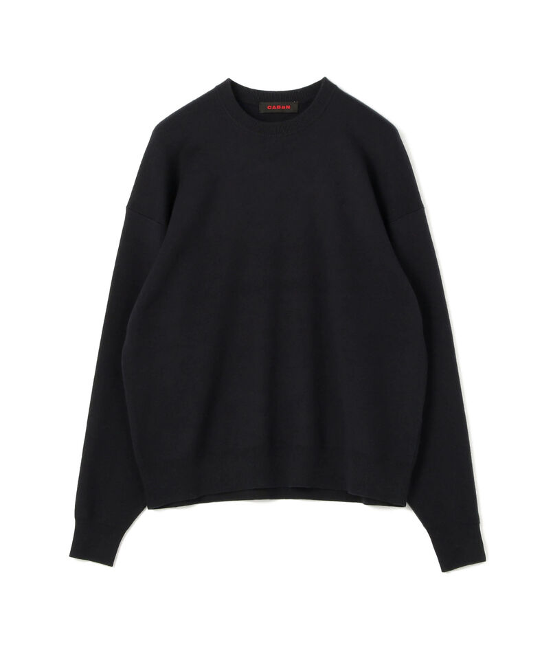 CABaN コットンカシミヤ クルーネックプルオーバー