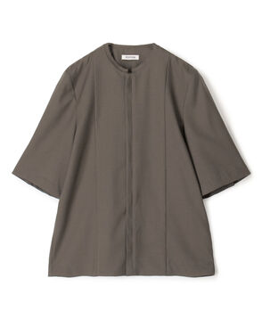 Super120'sウォッシャブルウール ハーフスリーブシャツ