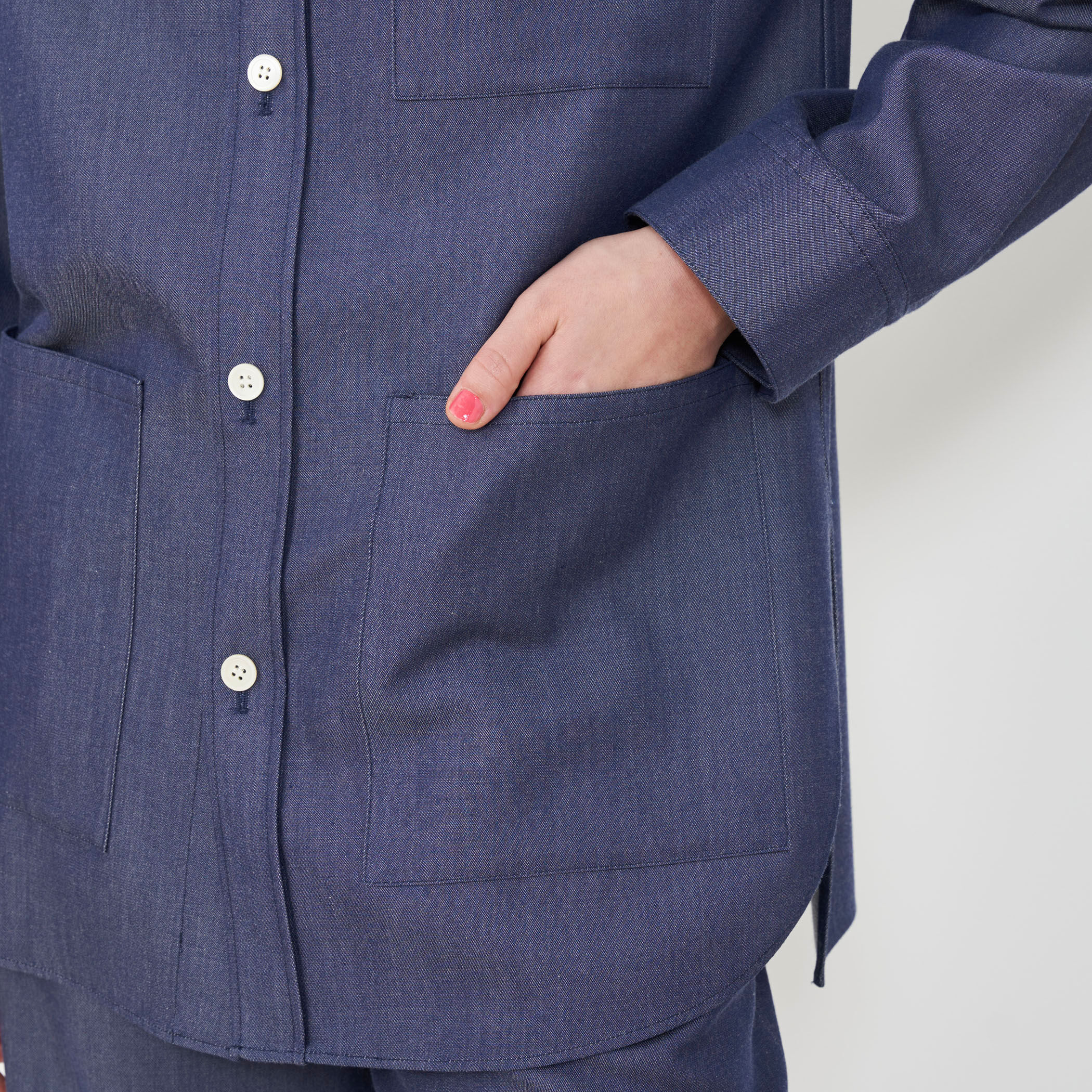 □ライトデニム シャツジャケット｜トゥモローランド 公式通販