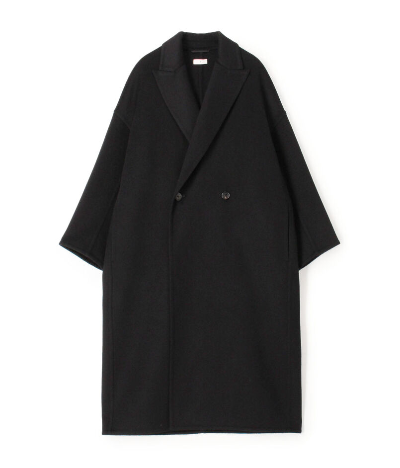 ウールカシミヤダブルフェイス ロングコート