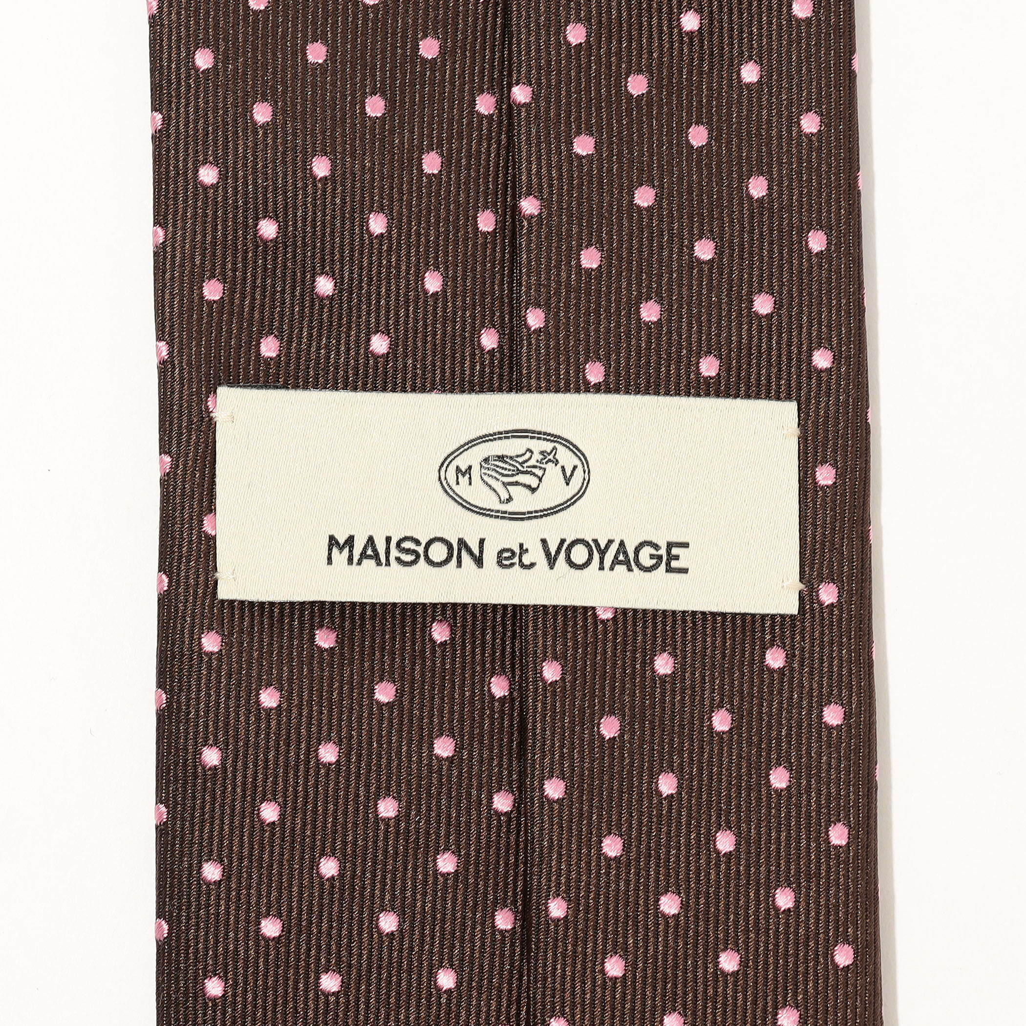 MAISON et VOYAGE シルクジャガード ドットネクタイ｜トゥモローランド