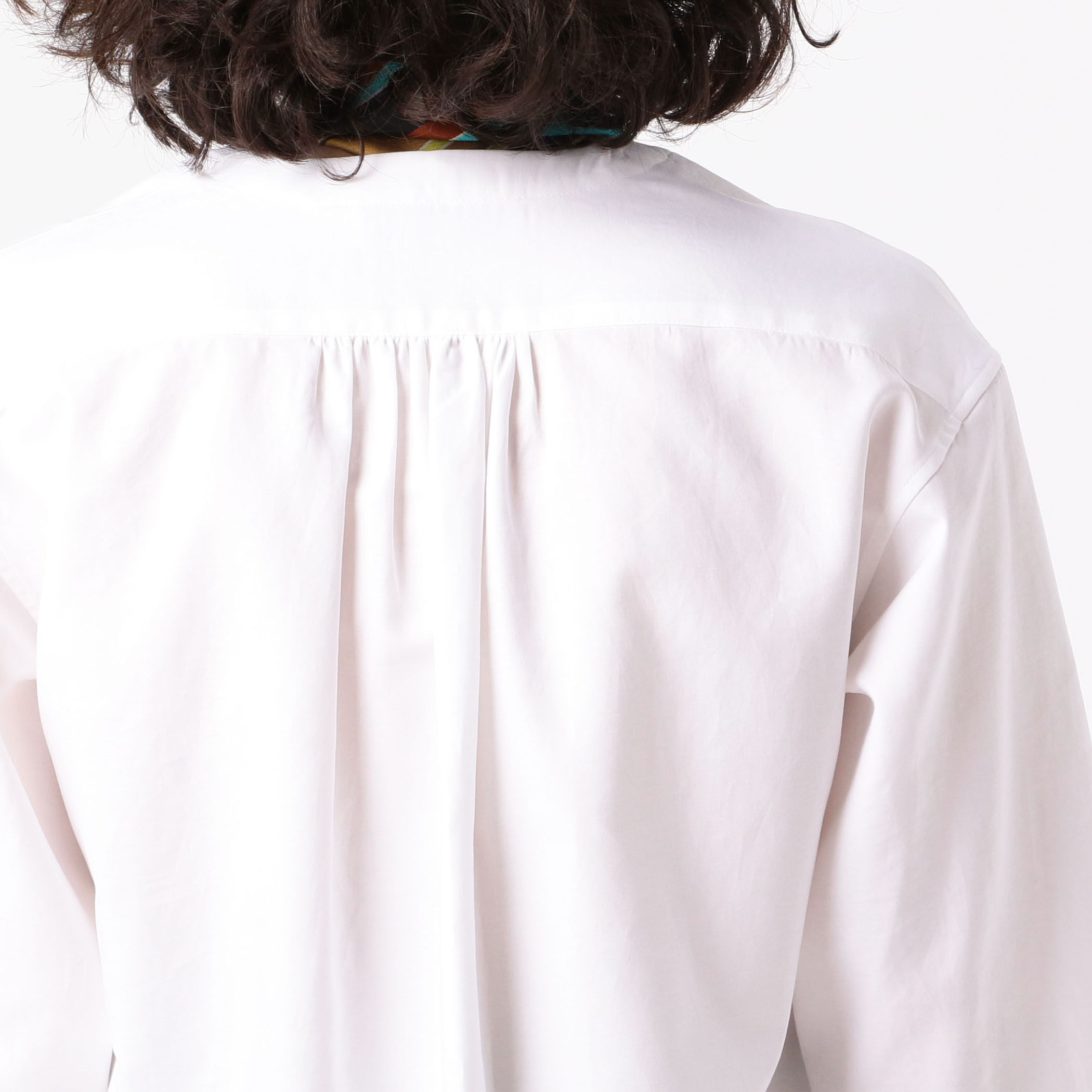 ルメール スカーフシャツ ノーカラー 白 ルメール スカーフシャツ ノーカラー 白 ルメール スカーフシャツ ノー