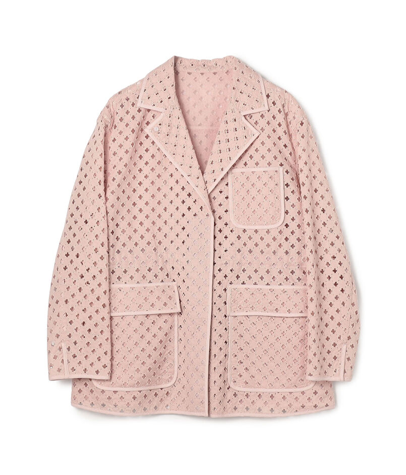 コモンフラワーエンブロイダリー ミドルブルゾンジャケット