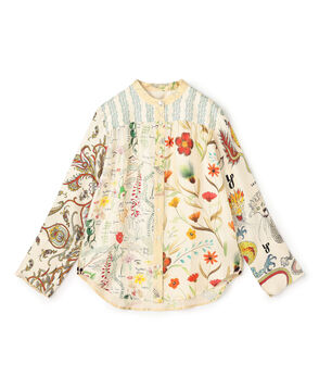 LA PRESTIC OUISTON JEANNE シルクシャツ