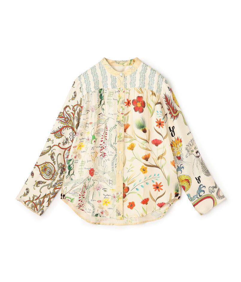 LA PRESTIC OUISTON JEANNE シルクシャツ