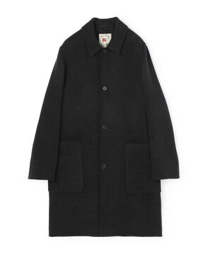 ストレッチウールメルトン ステンカラーコート