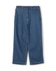 10ozデニム ワイドストレートパンツ