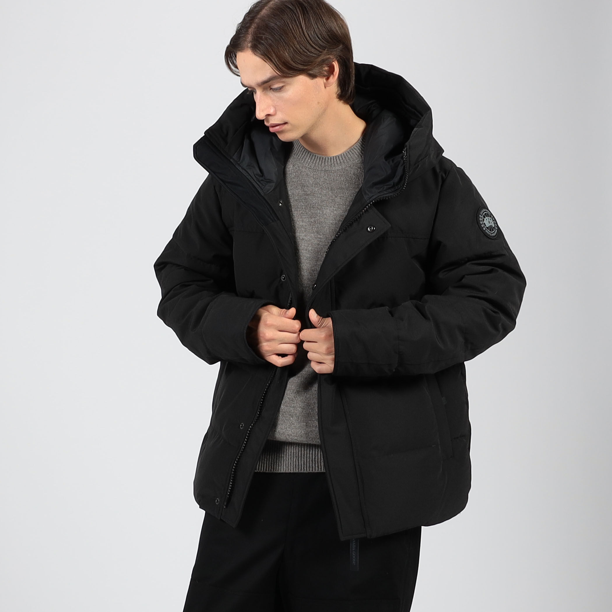 CANADA GOOSE MacMillan Parka Black Label ポリエステルコットン