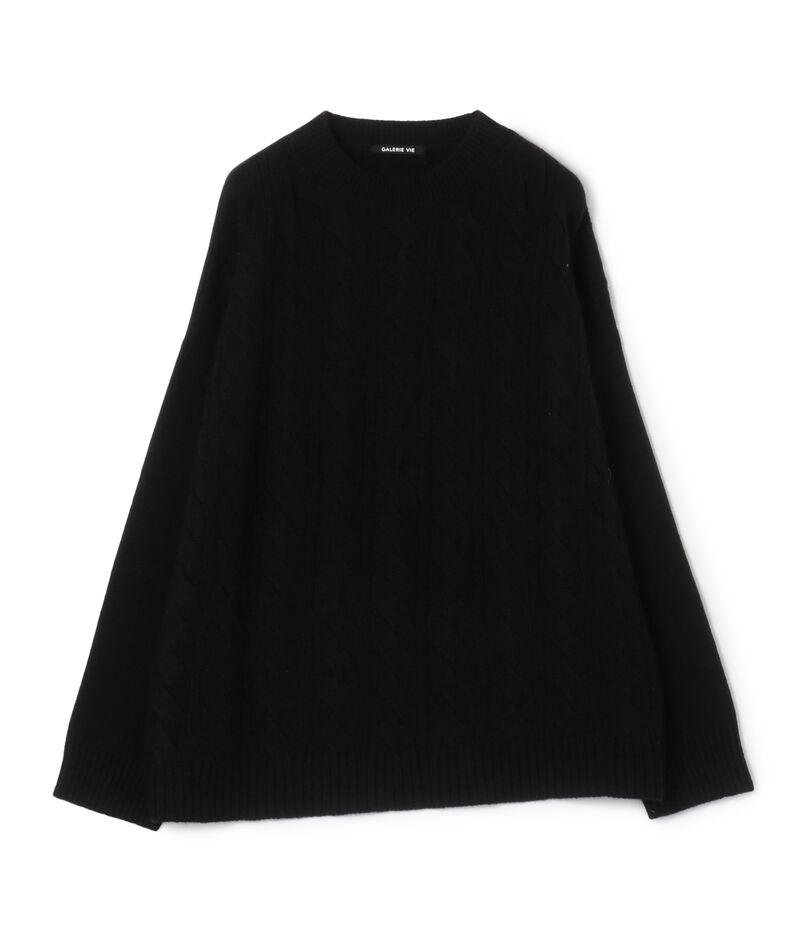 モンゴルカシミヤ クルーネックプルオーバー