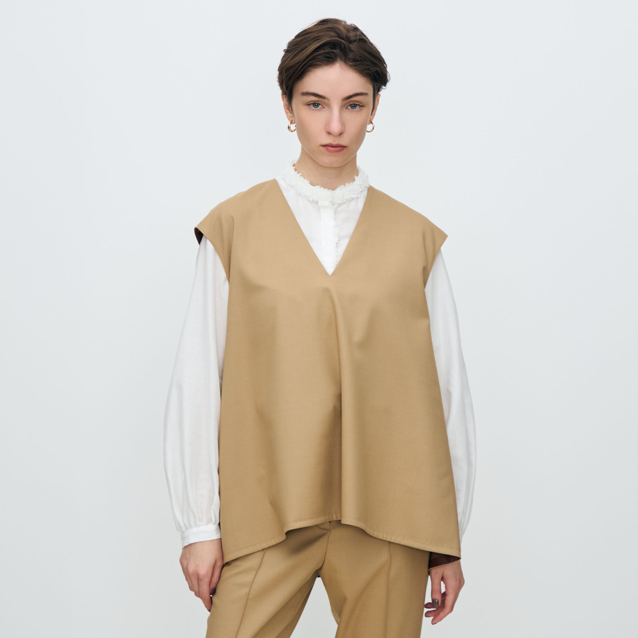 トップス v スーパーウールウィーブ Vネックトップス｜トゥモローランド 公式通販