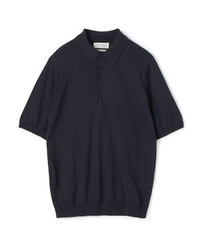 ■シルクコットン ニットポロシャツ SESIA