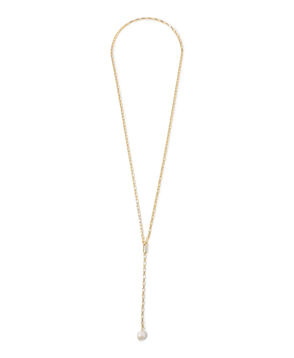 【別注】januka Chain w/Pearl ロングネックレス