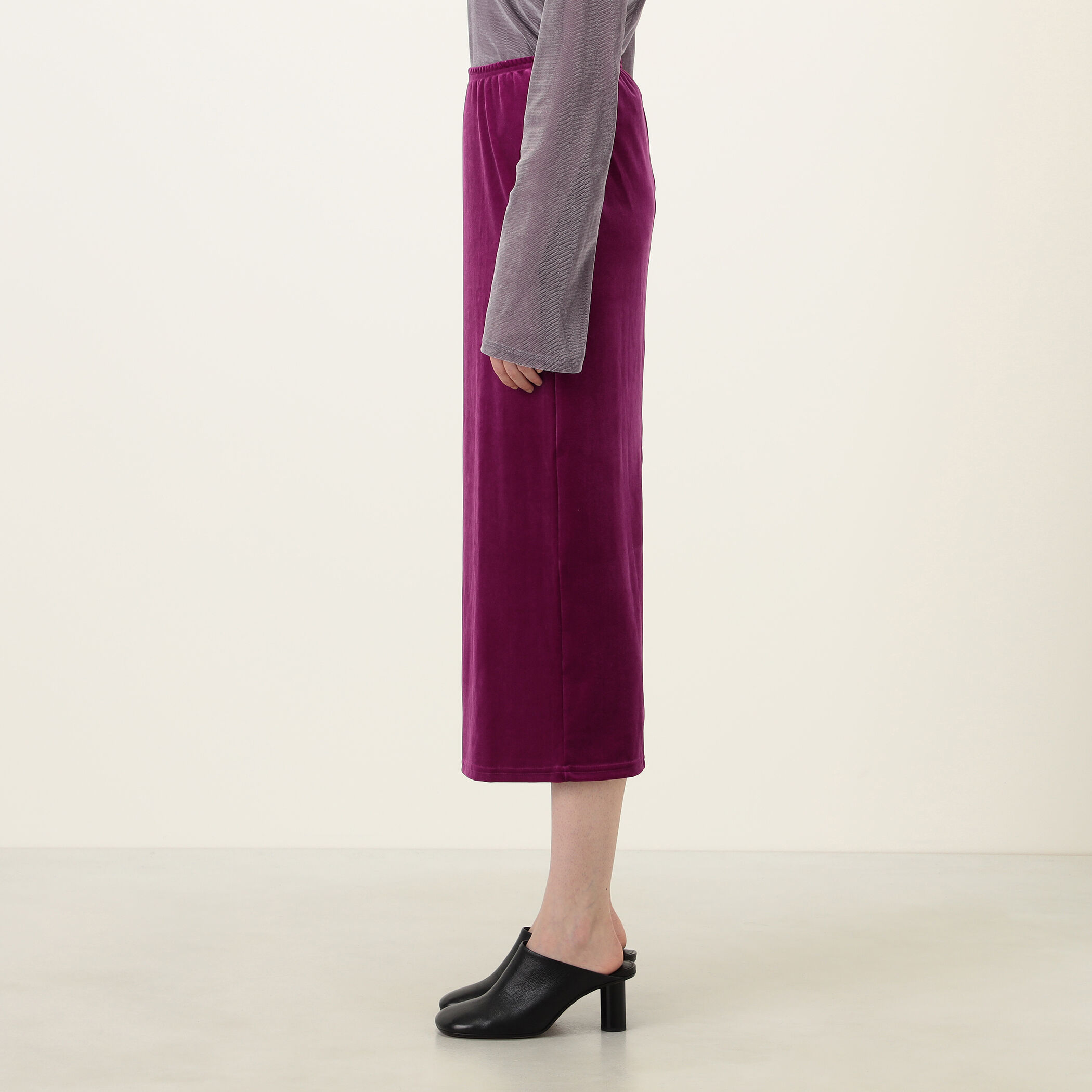 SIMONE WILD VELVET LONG SKIRT ベルベットスカート｜トゥモローランド