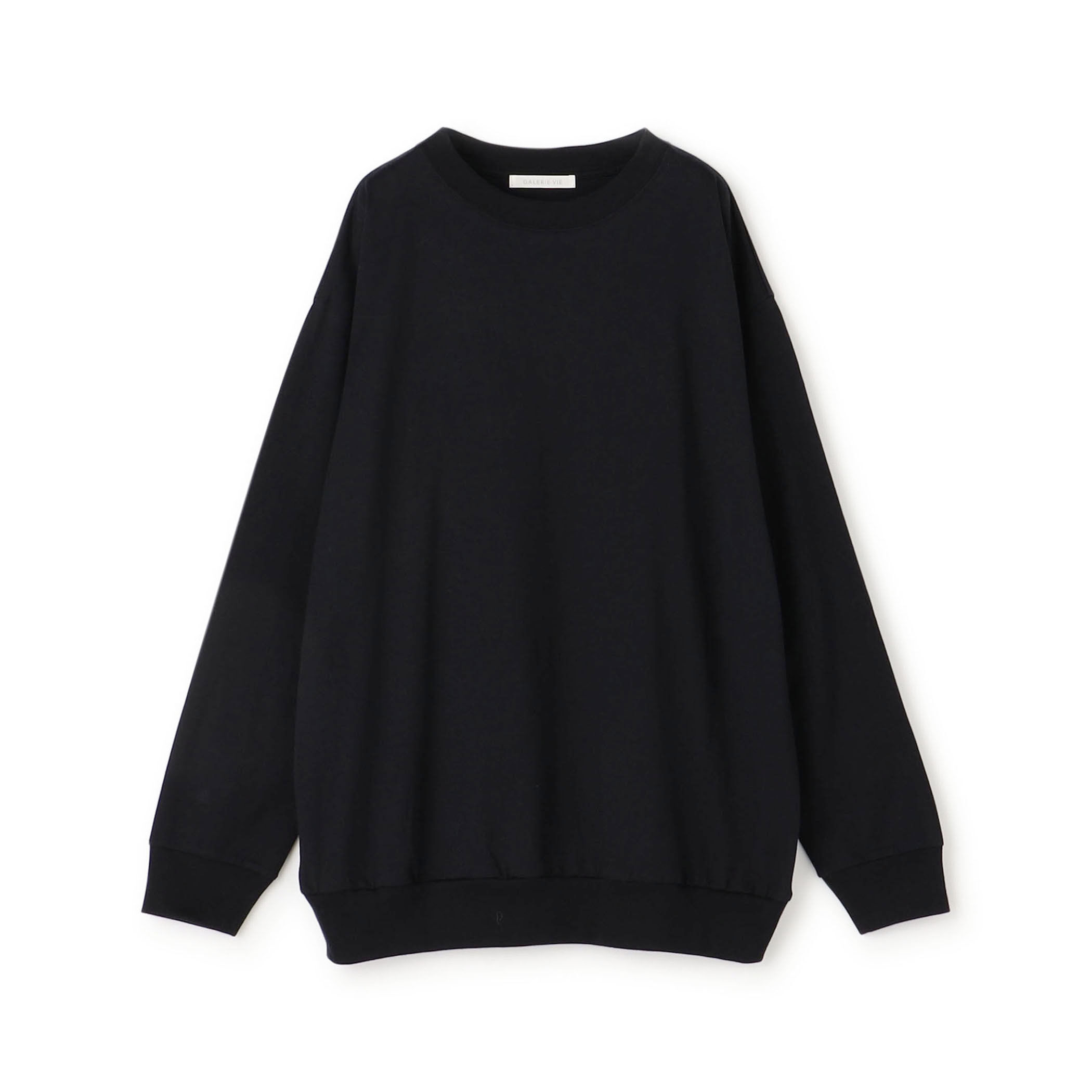 コットンシルクジャージー ロングスリーブプルオーバー