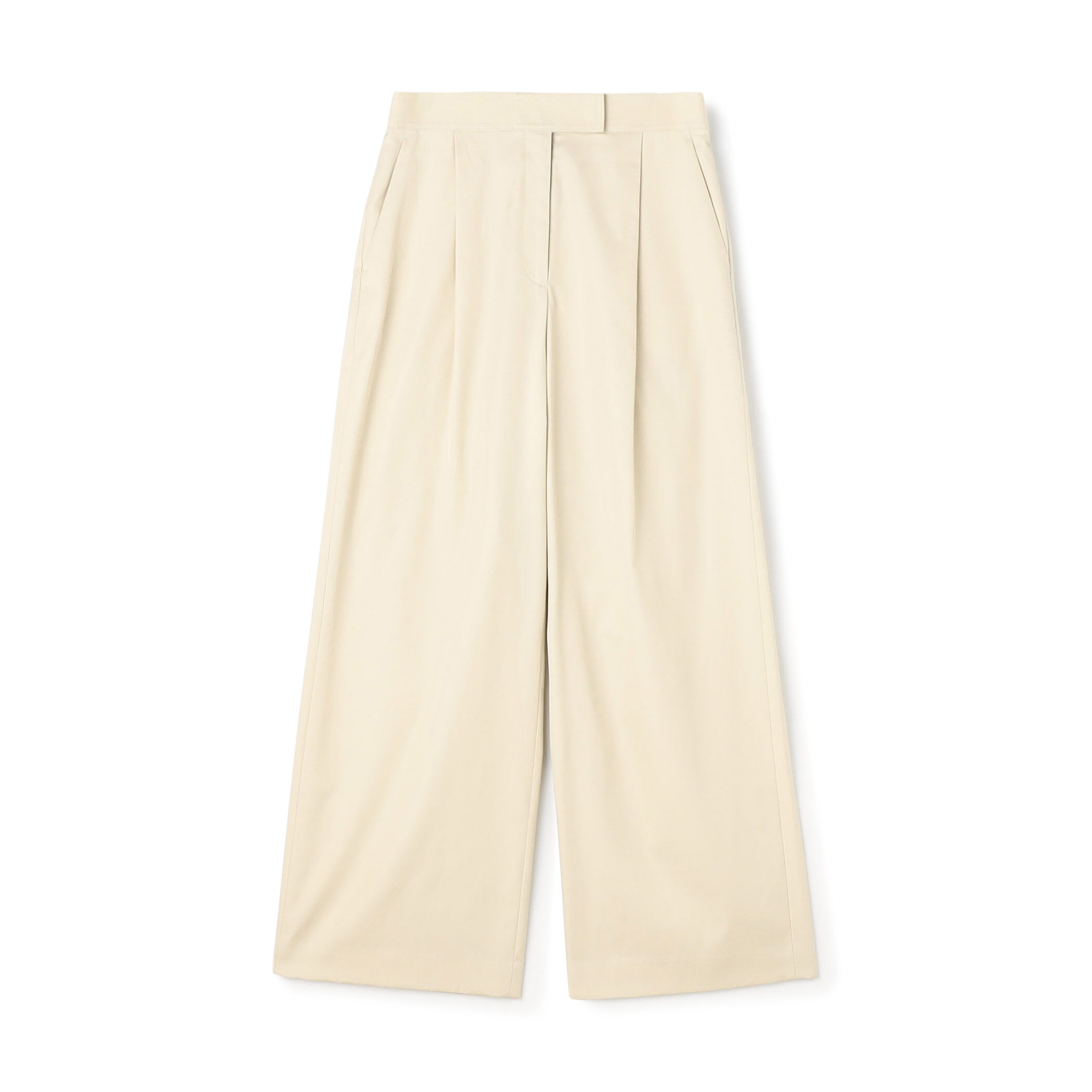 美品 Drawer コットンギャバジンタックパンツ 38