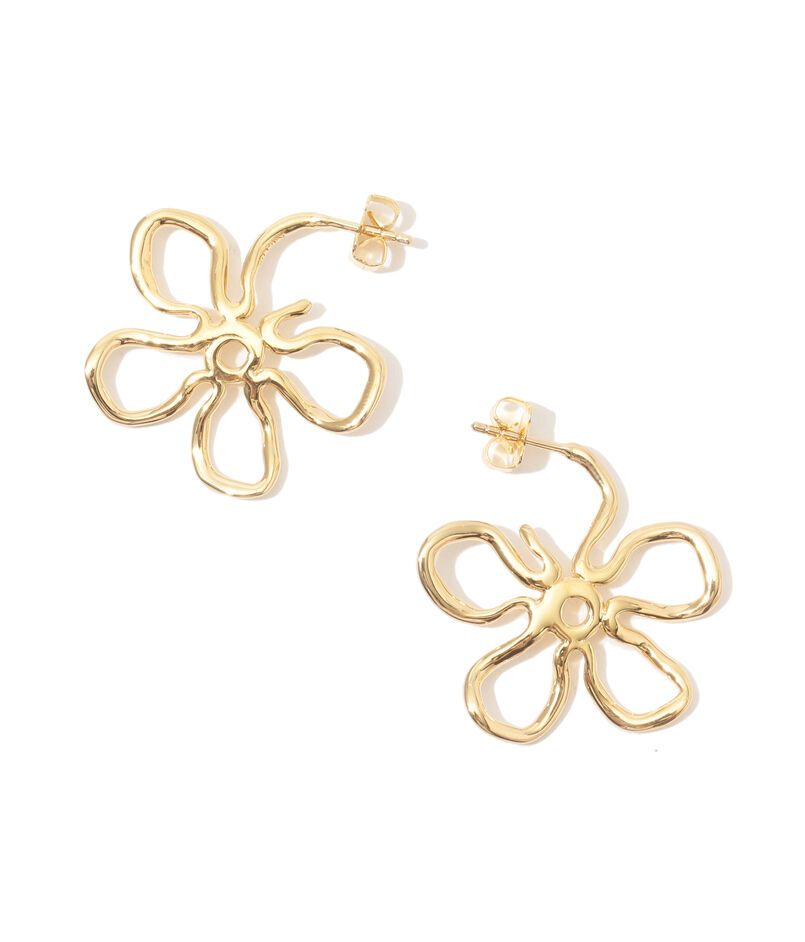 Kara Yoo FLORA HOOPS MEDIUM ピアス