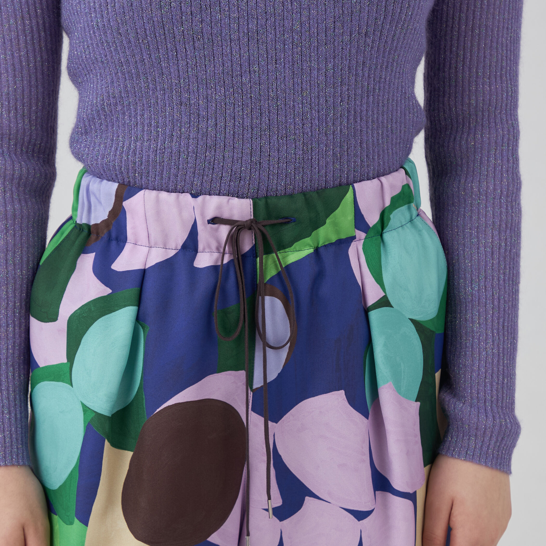 ブロッキープリント タックイージーパンツ｜トゥモローランド 公式通販