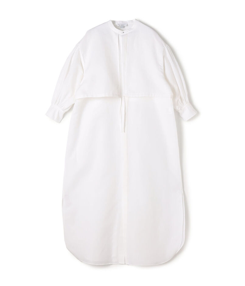 HYKE C/L BALLOON SLEEVE DRESS