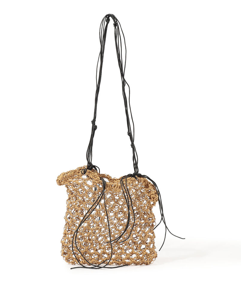 MANY RHIZOME RYE NET ショルダーバッグ