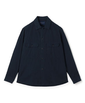 スビンコットン ダブルポケット シャツブルゾン