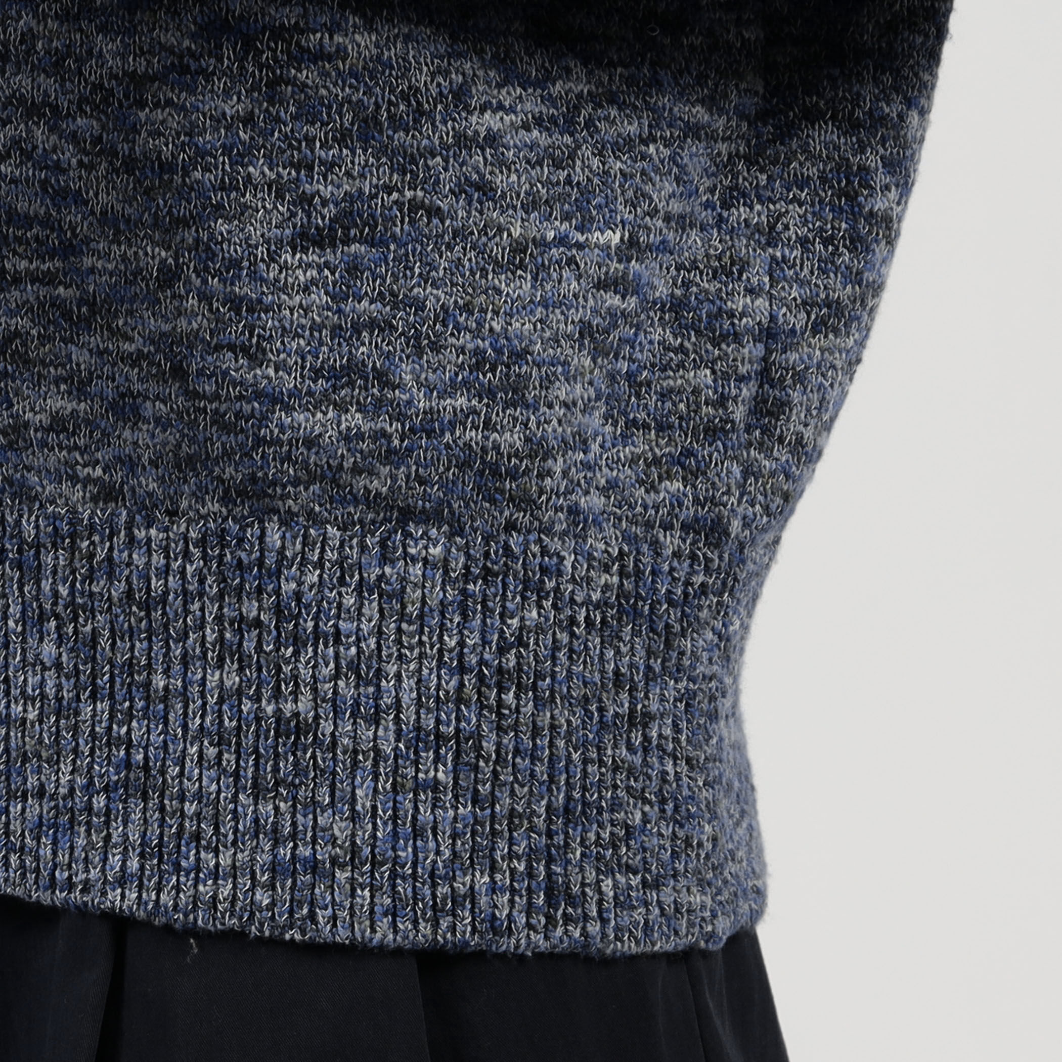 TOMORROWLAND tricot コットンナイロンメランジニット クルーネック