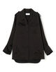 Mame Kurogouchi Triacetate Satin Military Style Jackt
