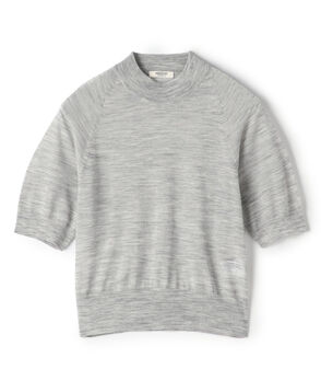 シアーウールブレンド ハーフスリーブプルオーバー