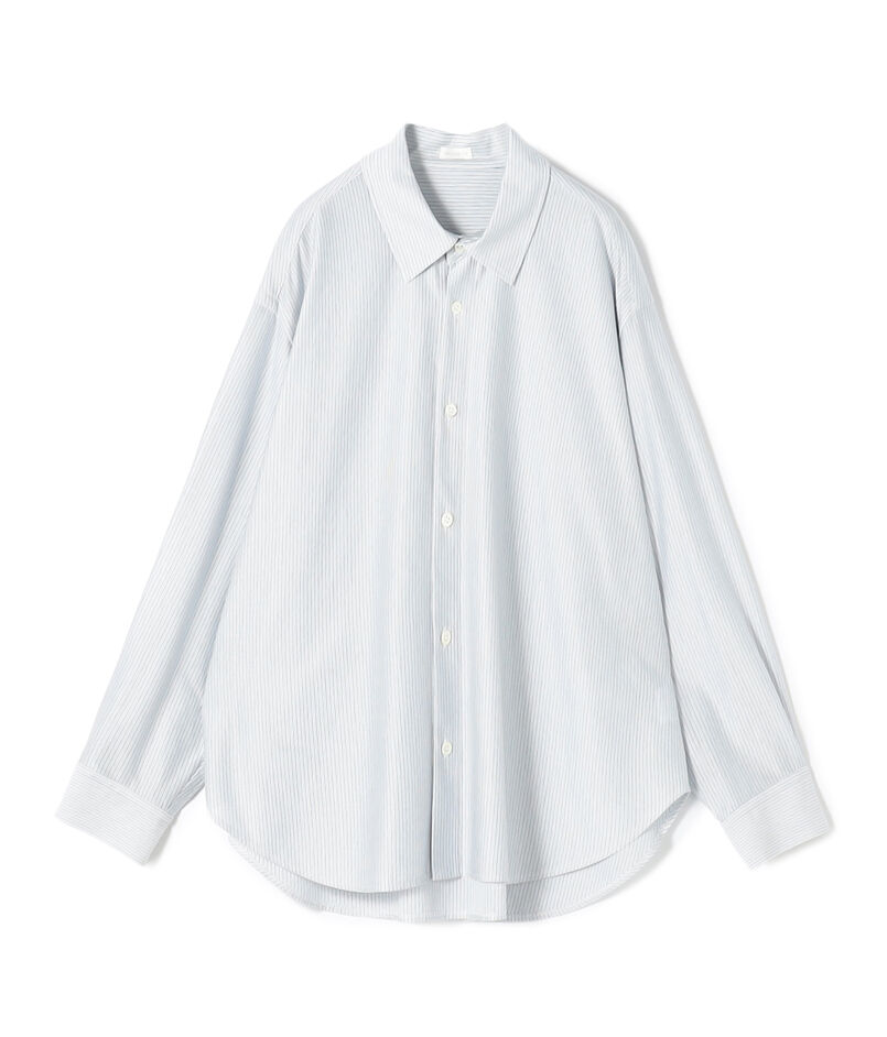 【WEB先行予約】シルキーコットン ショートレングスシャツ