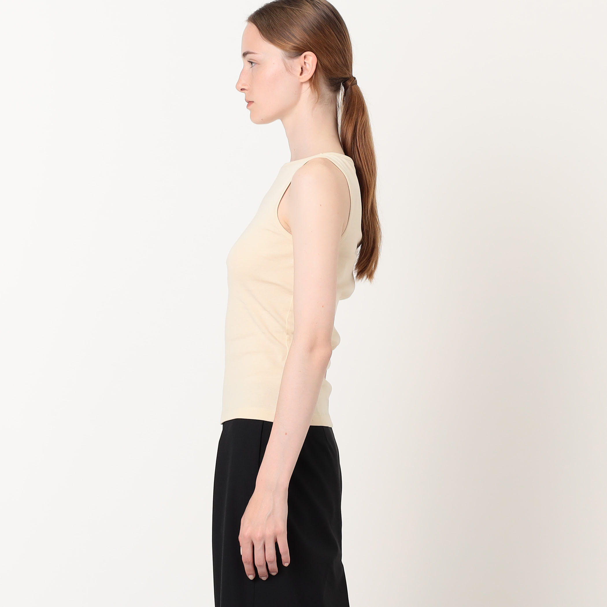 FLORE FLORE TIMMI TANK ボートネック タンクトップ｜トゥモローランド