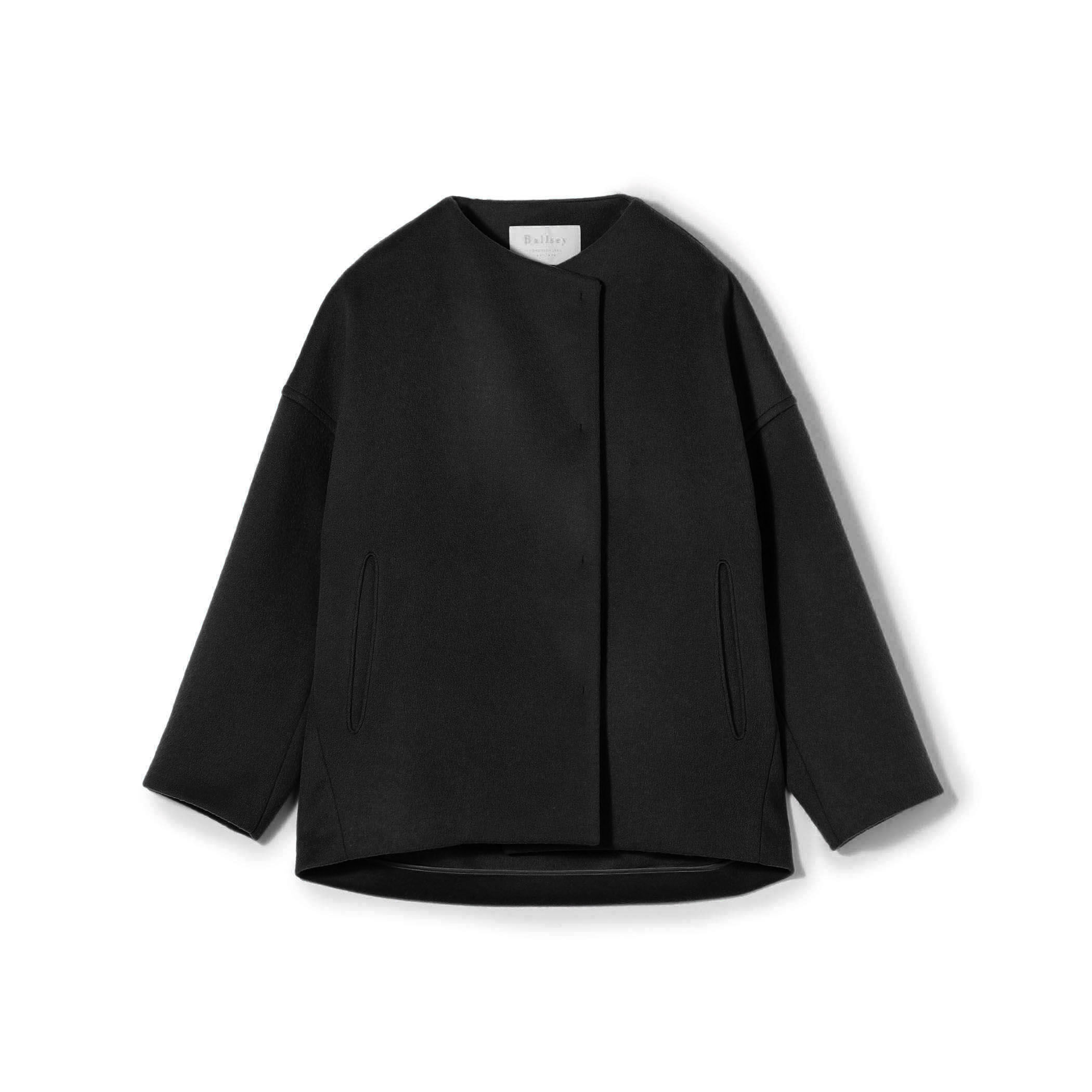 ウールカシミヤビーバー ショートコクーンコート｜トゥモローランド