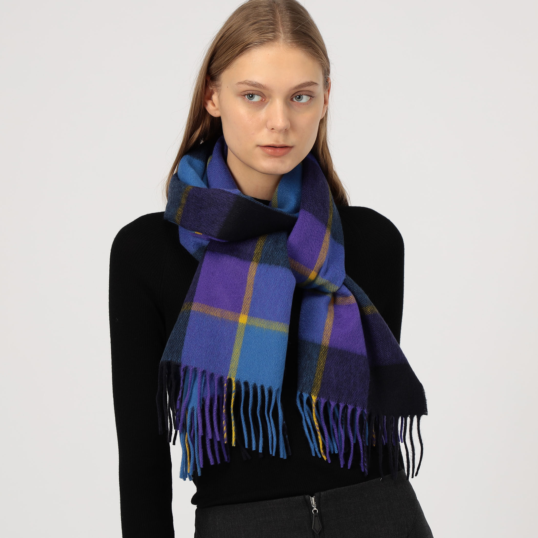 Joshua Ellis ブロックチェック ストール｜トゥモローランド 公式通販