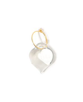 LEVENS JEWELS HEART HOOP 片耳ピアス