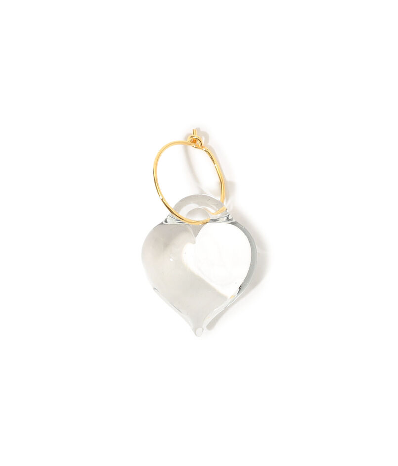 LEVENS JEWELS HEART HOOP 片耳ピアス
