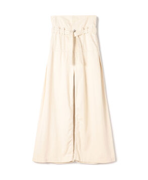 LIVINGTONE LUSH Relax wide side tuck denim