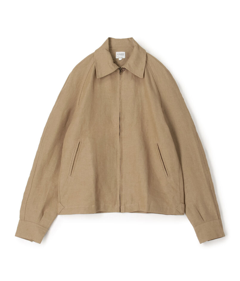 【別注】EASTMOND APPAREL リネンジップアップシャツブルゾン