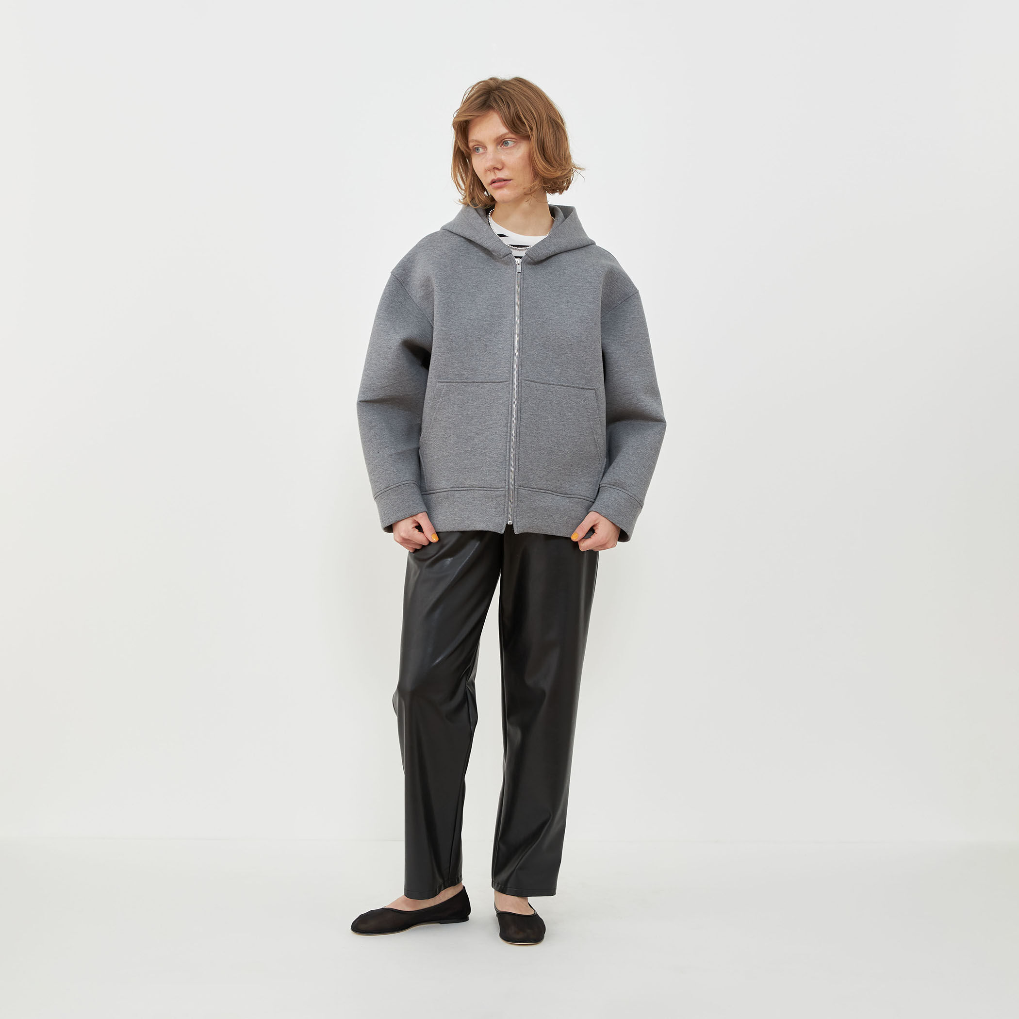 □ダンボールニット フーデッドブルゾン｜トゥモローランド 公式通販