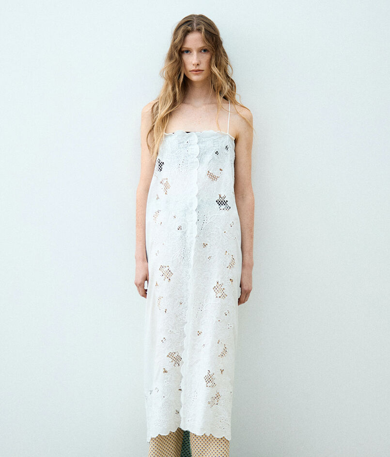 バンダナエンブロイダリー キャミソールワンピース