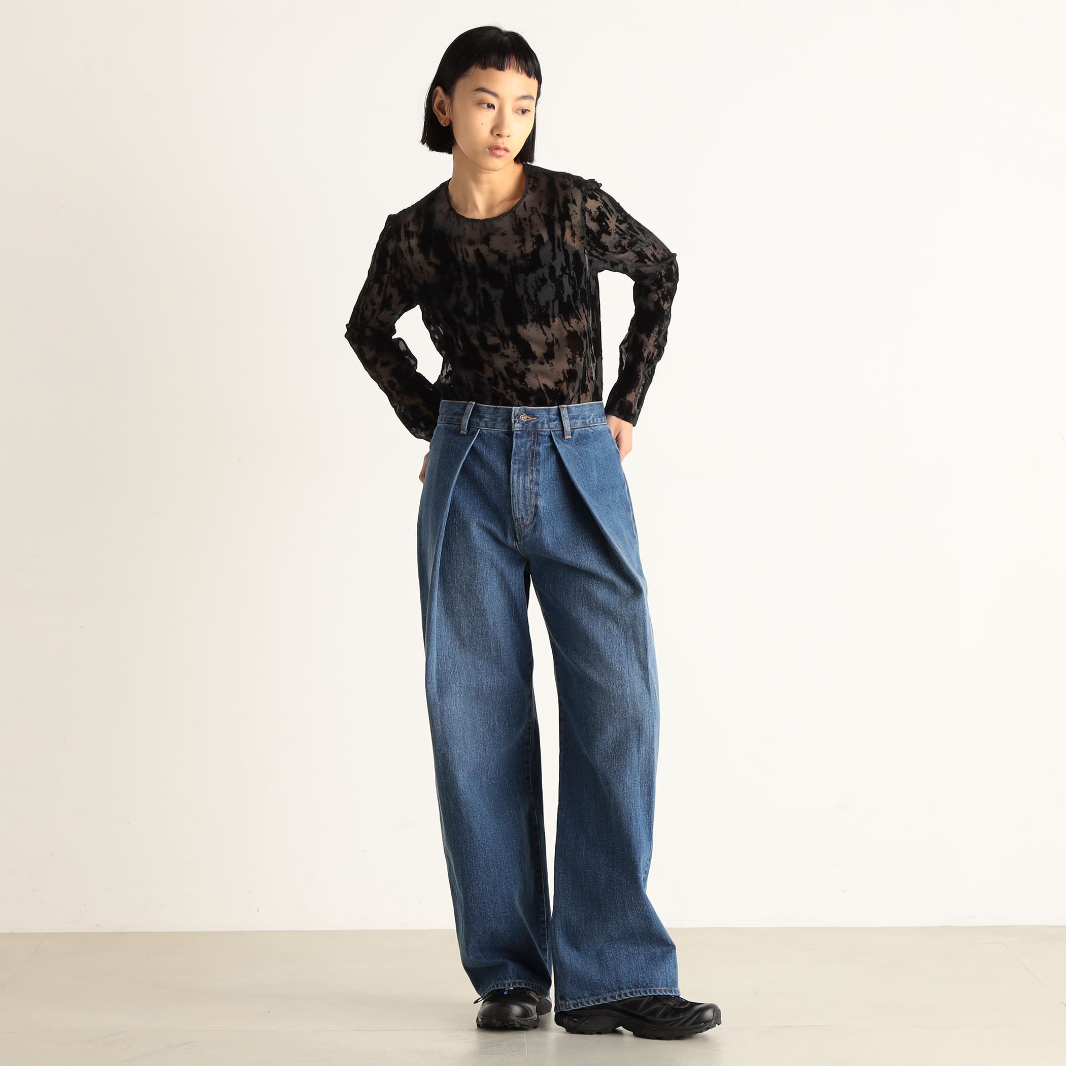 □シアーオパール ロングスリープトップス｜トゥモローランド 公式通販