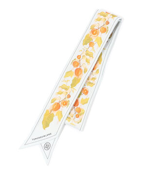 ATELIER TOMORROW AUTUMN FLOWER BANDEAU シルクスカーフ