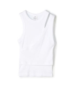 HYKE DOUBLE SHOULDER TANK TOP