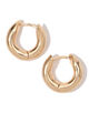 Annika Inez Wide Oblique Hoops S