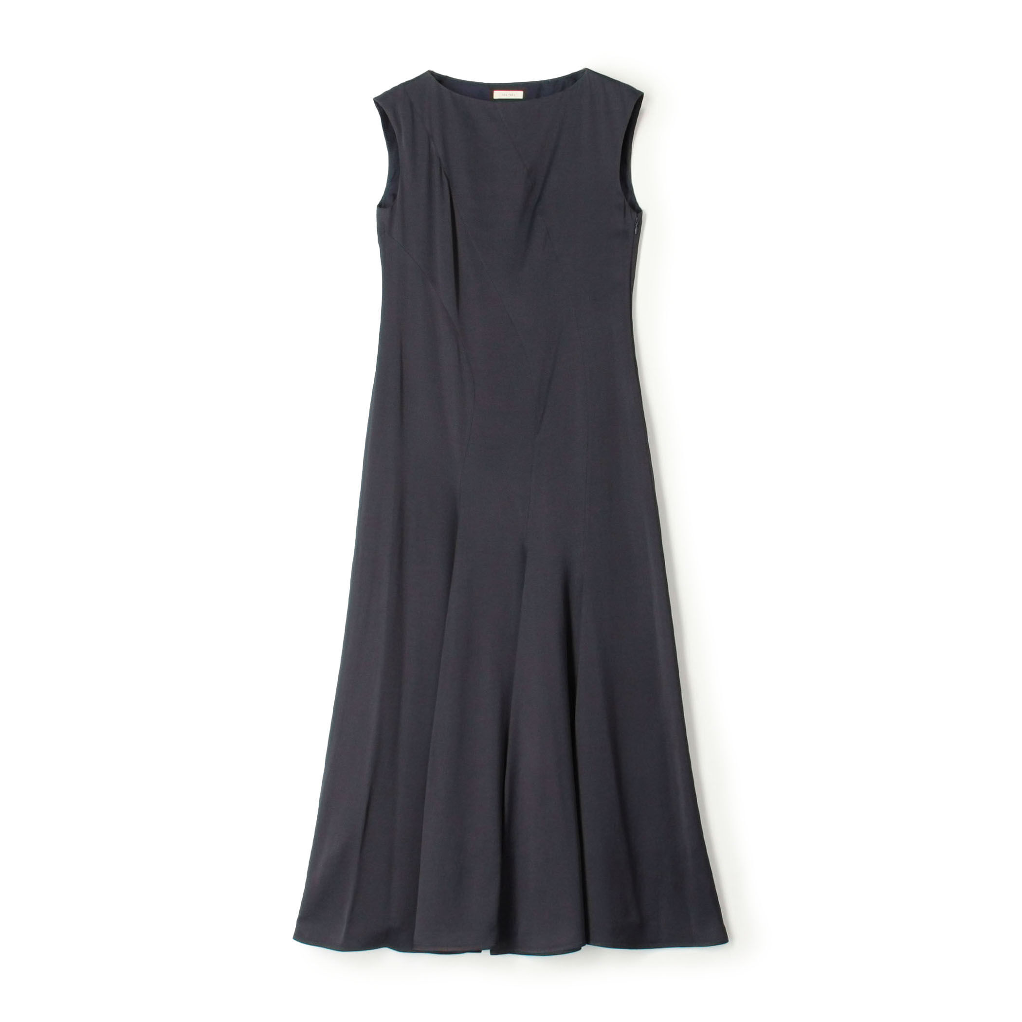 グロッシーサテン シームフレアワンピース｜トゥモローランド 公式通販