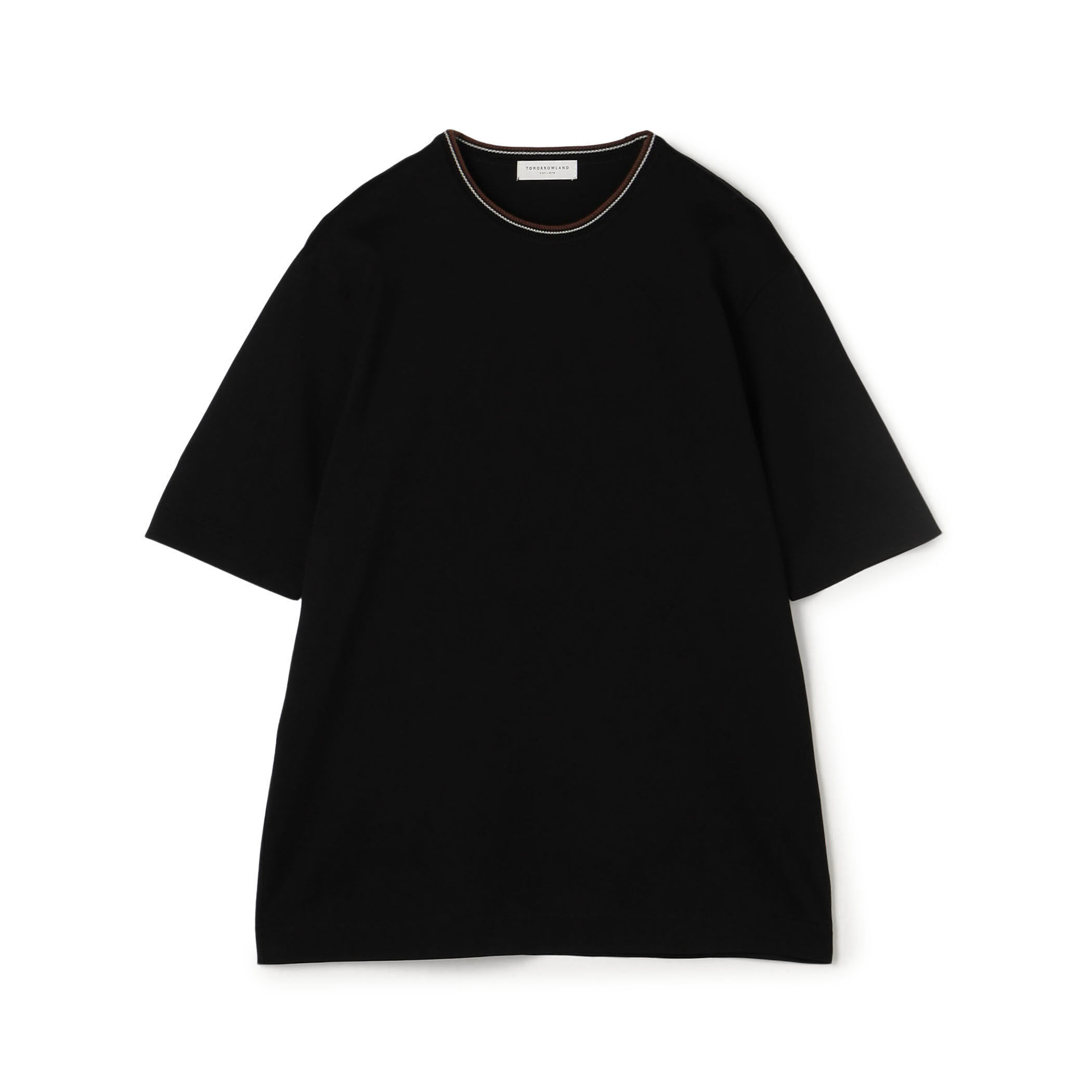 スーピマコットン ニットコンビ ハーフスリーブカットソー